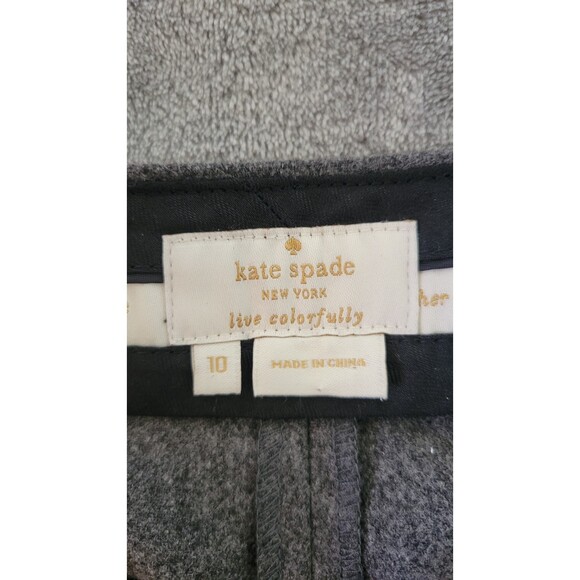 Women's Kate Spade New York Wool-Blend Cuffed Shorts - Picture 3 of 4